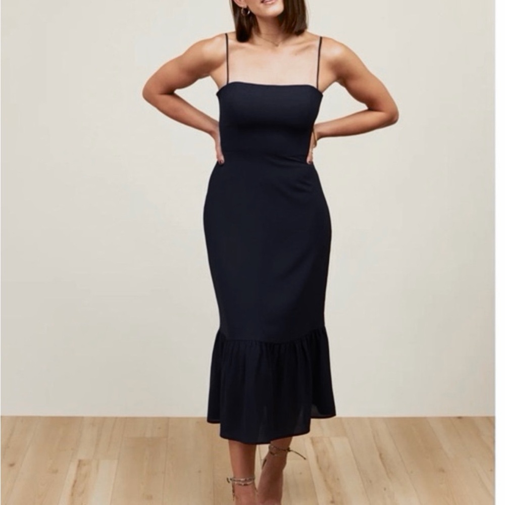 Park & Fifth Black Midi Dress - Picture 2 of 6